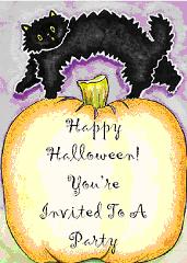 halloween invitation